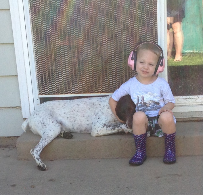 Hunter and His German Shorthair Pointer